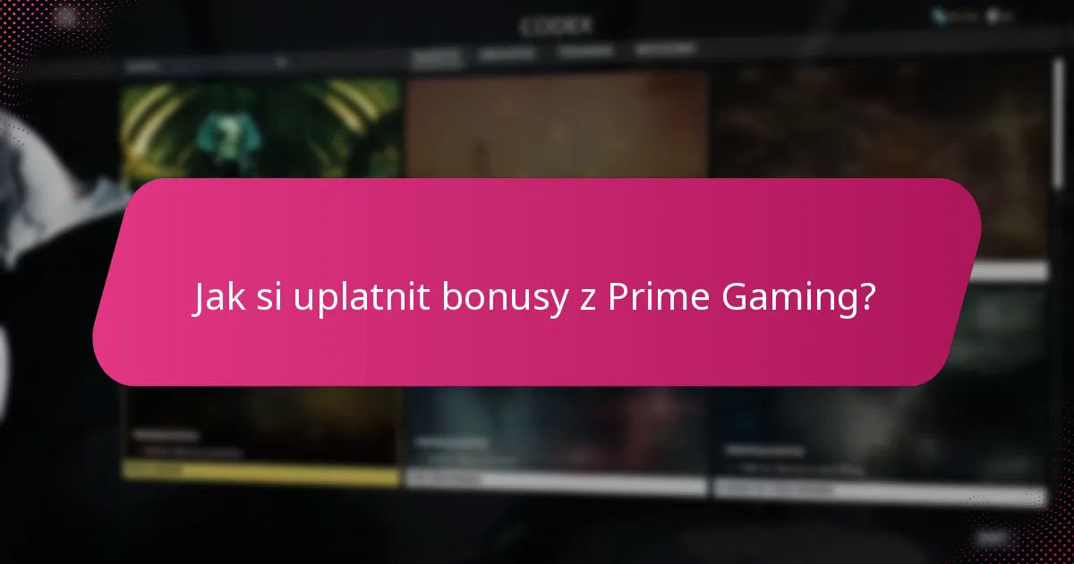 Jaké speciální akce nabízí Prime Gaming?